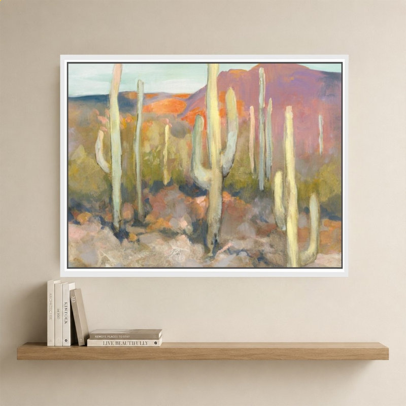 High Desert I, 34" H x 44" W, White