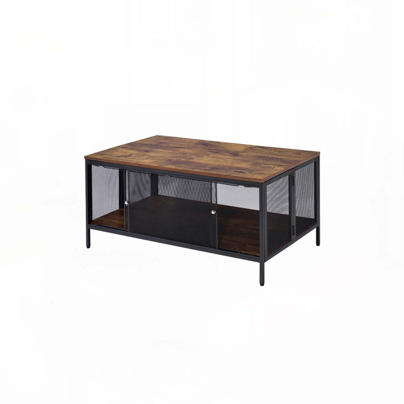 Table basse en bois avec 4 pieds