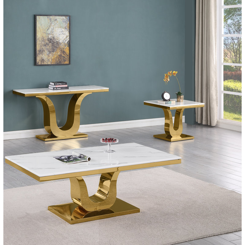 Ensemble de 3 tables basses