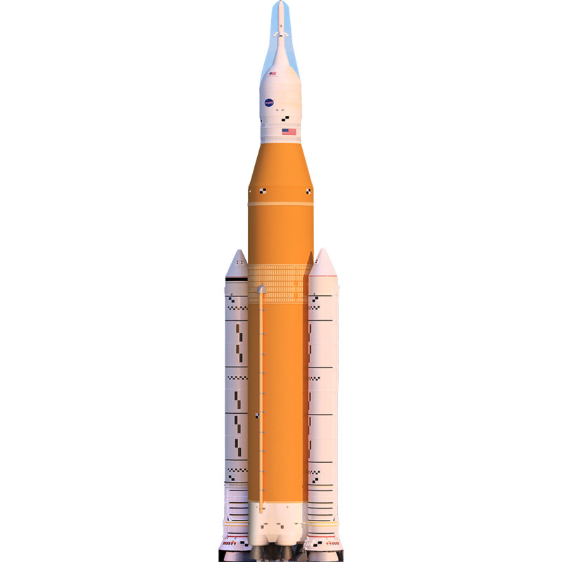 Nasa Sls Space système de fusée astronomie navire carton debout