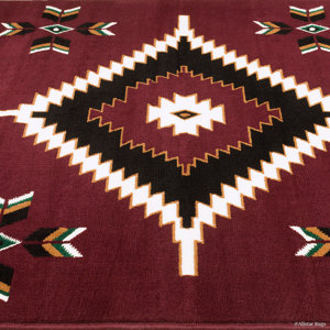 AllStar Rugs Machine Woven Dark Brown Indoor/Outdoor Rug | Wayfair