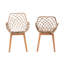 Ensemble de 2 chaises bohémiennes