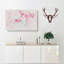 Pink Cherry Blossom Tree In Spring Watercolour - Wrapped Canvas Print-56664681