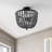 Solid Wood Semi Flush Mount