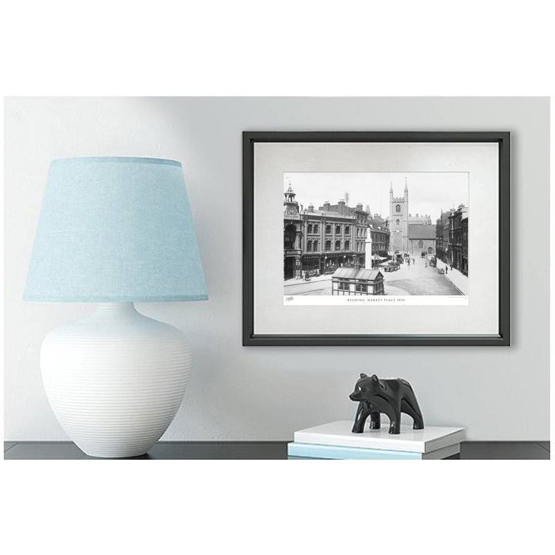 Reading, Market Place 1896 by Francis Frith - Single Picture Frame Print, 45cm H x 60cm W x 2.3cm D