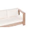 Rupakus 225 cm W L-Shaped Acacia Patio Corner Sofa with Cushions-1187860073