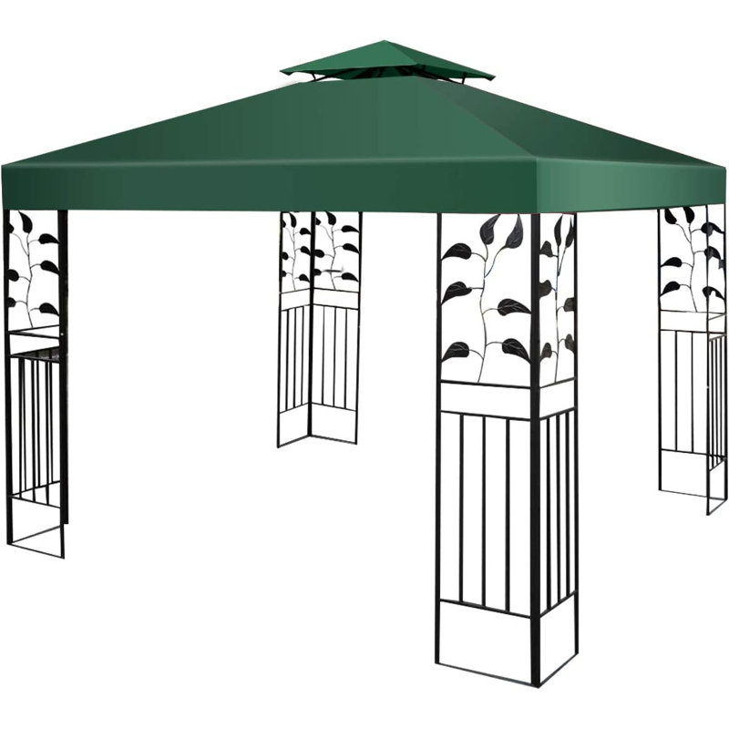 COSTWAY Polyester Roof for Pavilion, Green