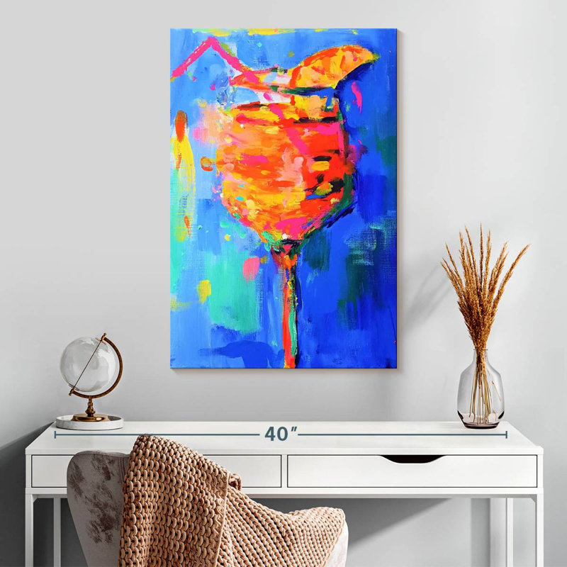 Yarlin Aperol Spritz I, 30" H x 20" W