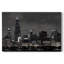 «Gloomy Chicago At Night» sur impression sur toile-978322425