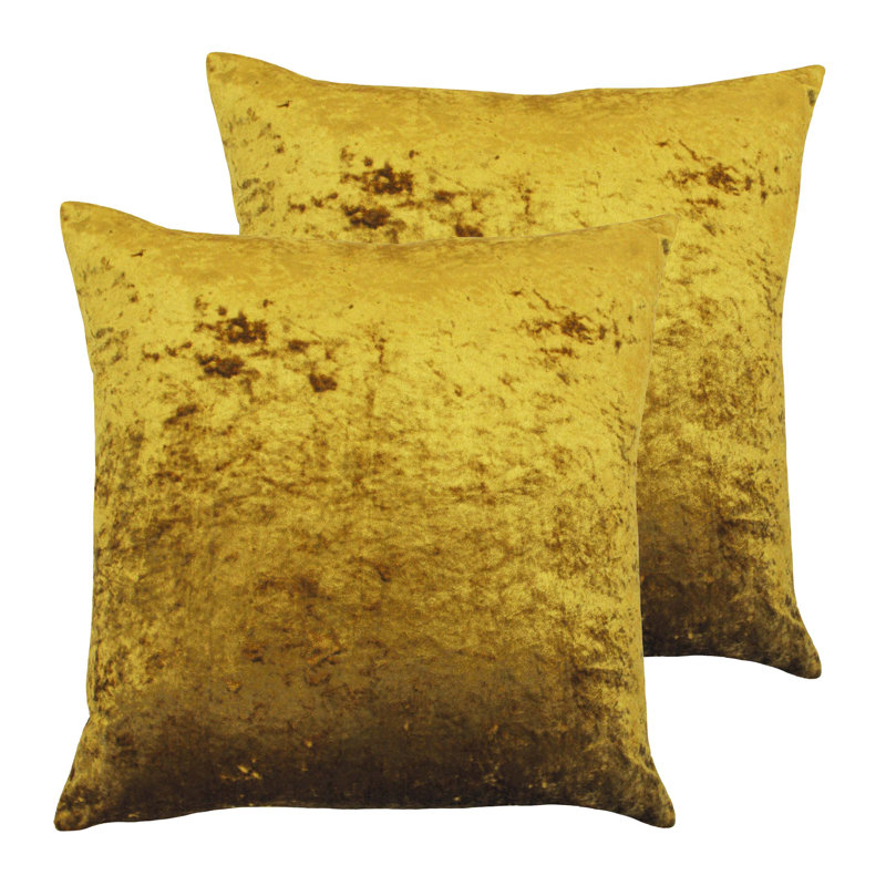 Square Cushion, Silver, Polyester/Polyfill