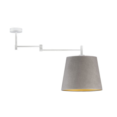 Dumbarton Fabric Semi Flush Mount
