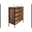 Commode 4 tiroirs de style industriel