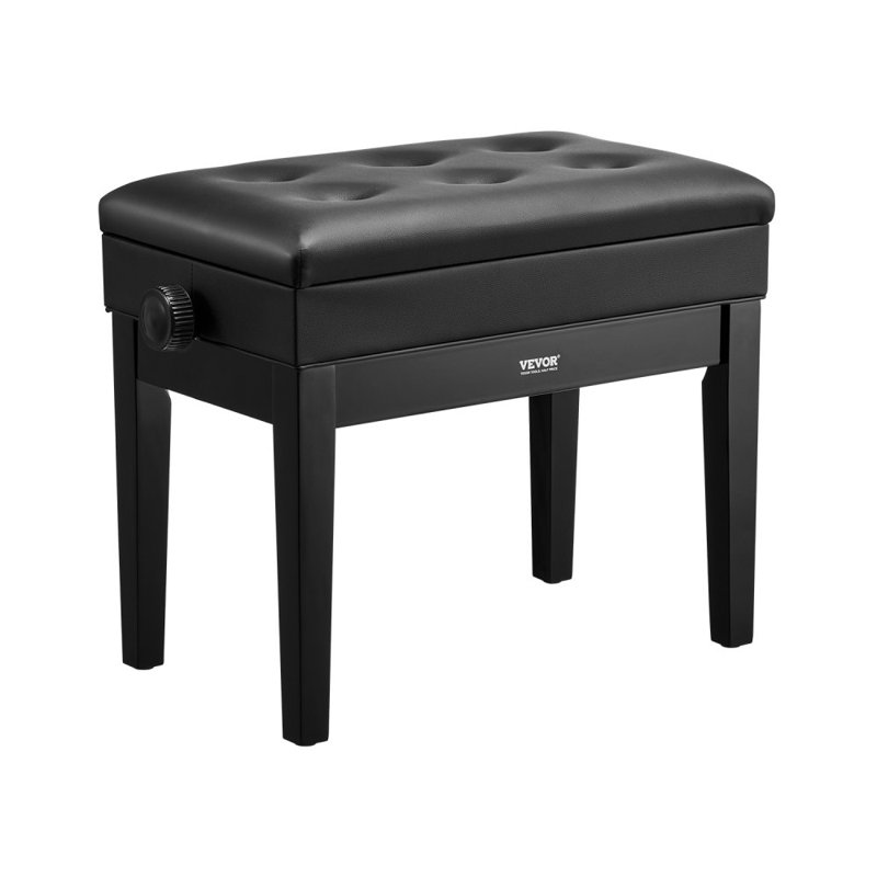 Faux Leather Upholstered Storage Bench, 58.4cm H x 55.9cm W x 33cm D