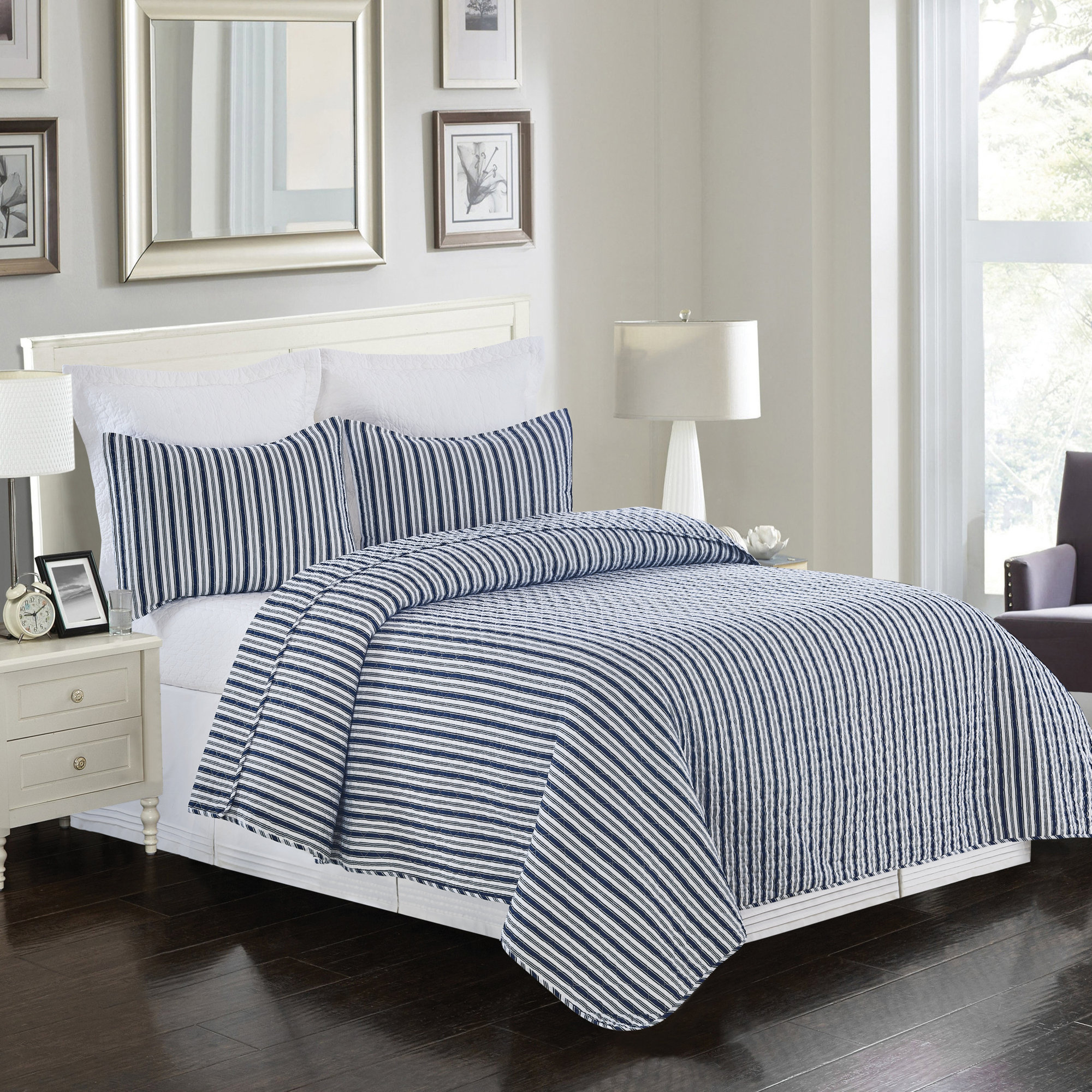 Cotton Quilt Set, Twin Quilt + 1 Shams