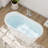 59" X 27.56" Freestanding Soaking Acrylic Bathtub