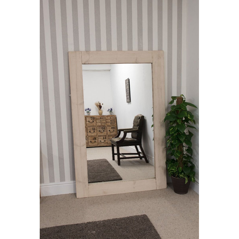 Stamford Wood Flat Wall Mirror