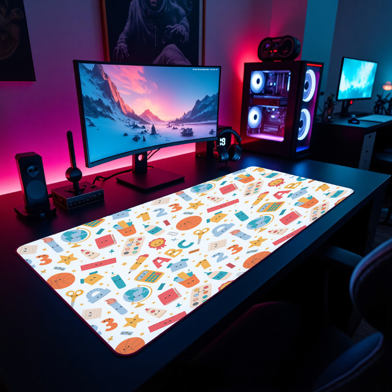 Polyester Desk Pad, 31.5x15.5