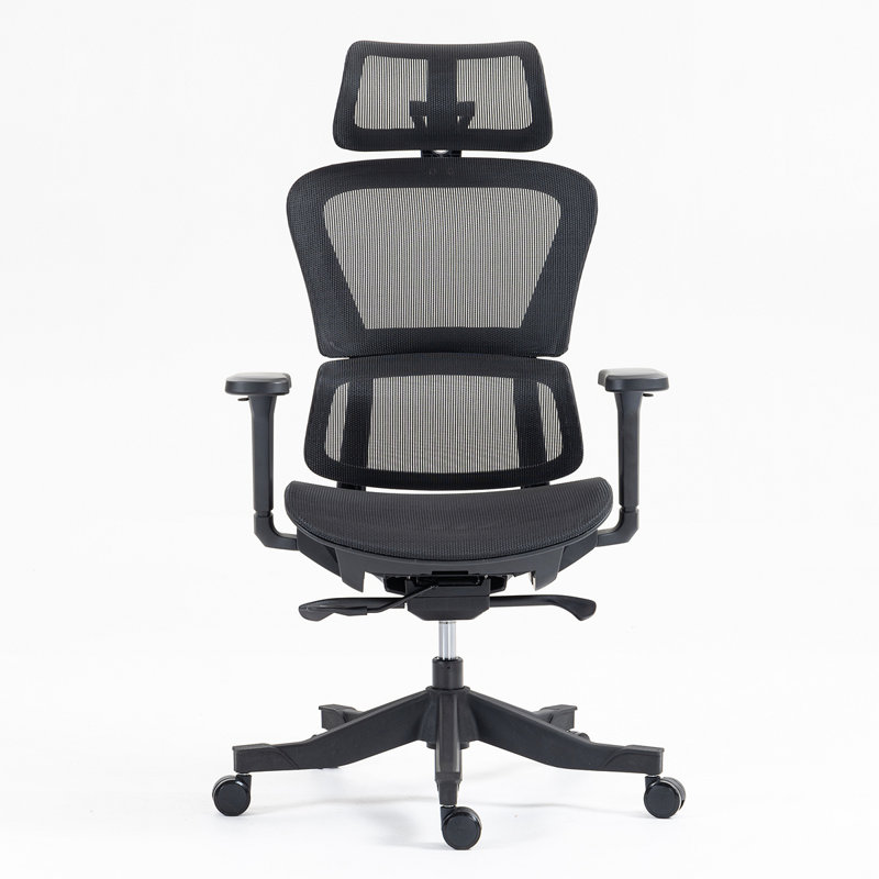 Chaise de bureau en filet à haut dossier