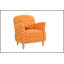 Fauteuil d'appoint rembourré avec pieds en bois-93611481