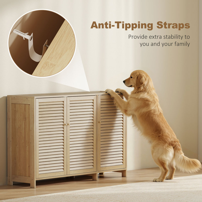 18 Pair Shoe Storage Cabinet