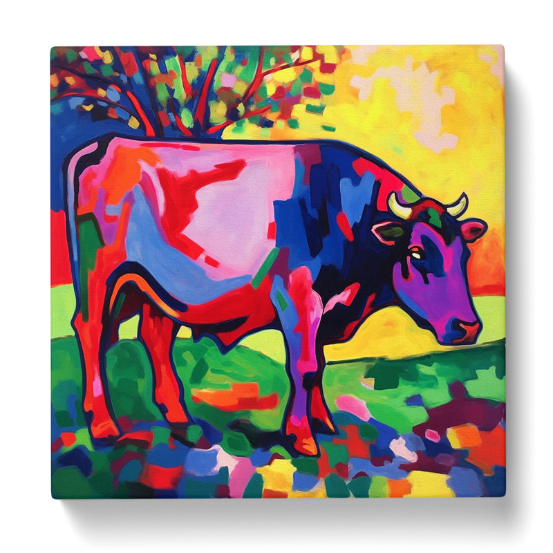 Cow Fauvism - No Frame Print