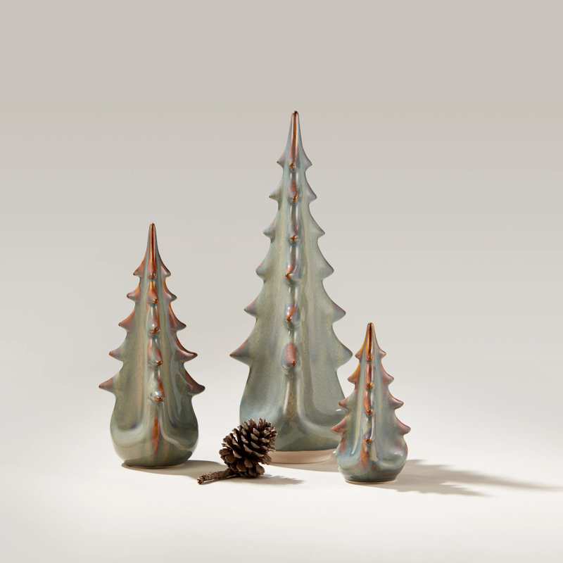 Pottery Evergreen, Moss Glen, 3.25"W x 3.25"D x 6"H