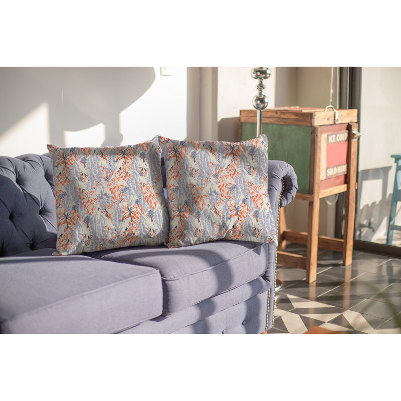 Housse et insert de coussin en faux suède Bernadine, 18 po x 18 po