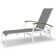 Askar Outdoor Rust-Resistant Metal Chaise Lounge