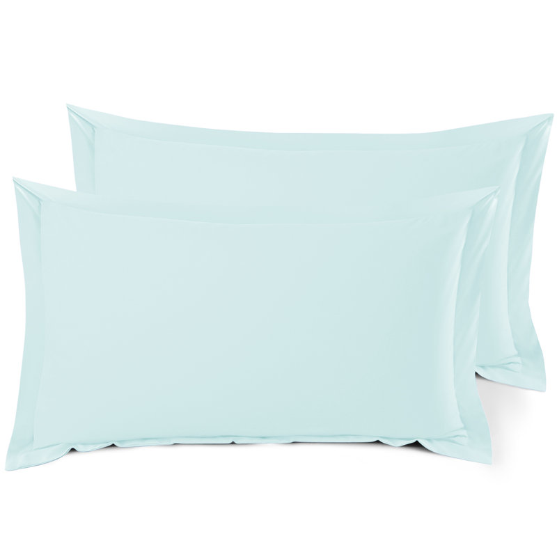 Taie décorative 100% polyester , Bleu pâle, 20 po x 26 po