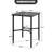 Machado Mesh Top Outdoor Bar Table with Umbrella Hole-1771016092