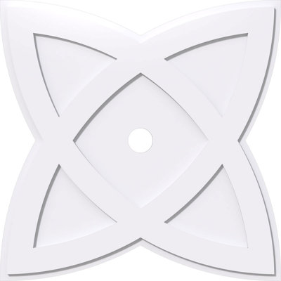 34"OD x 3"ID x 12 3/4"C x 1"P Cosmo Architectural Grade PVC Contemporary Ceiling Medallion