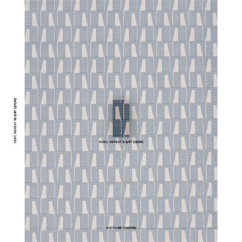 Gaetan Performance Fabric, Blue