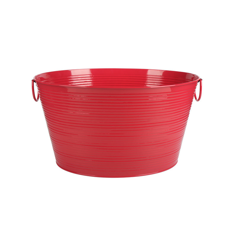 Baignoire de boisson ovale galvanisée Colburn