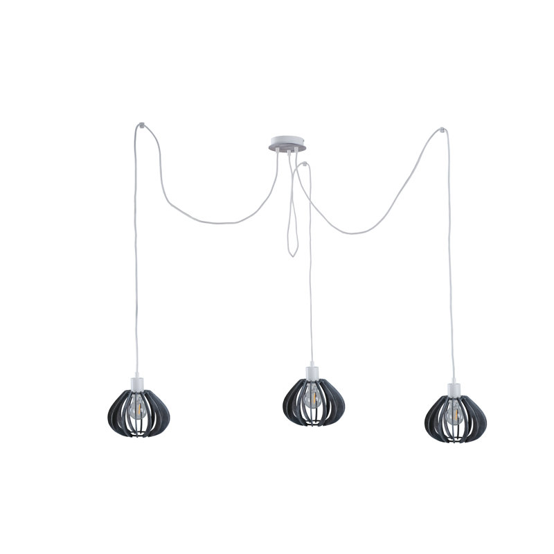 Parma 3 - Light Cluster Pendant, Grey