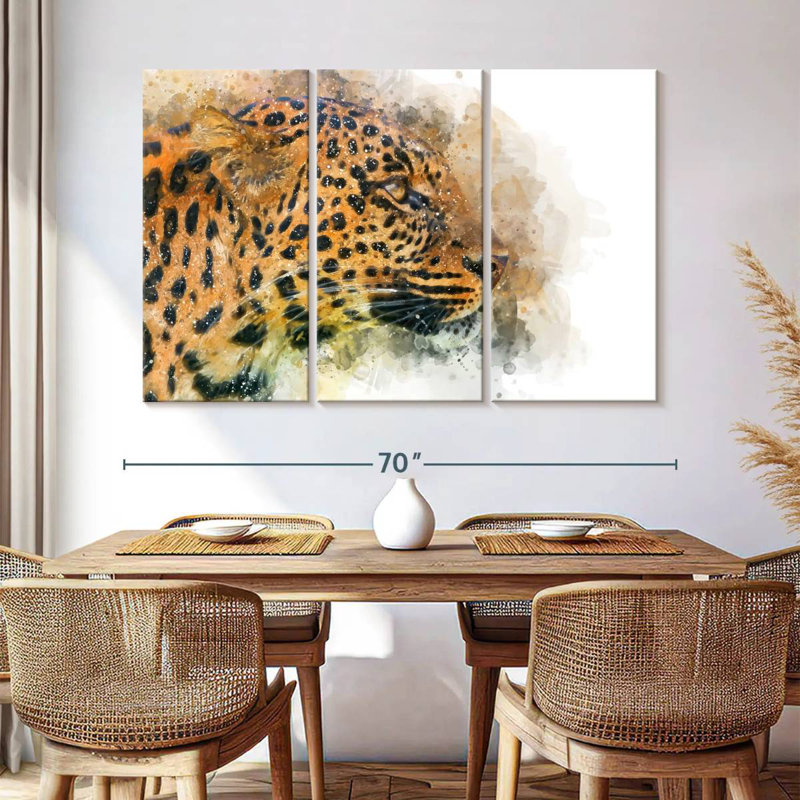 Brampt Wild Cat, 42" H x 65" W