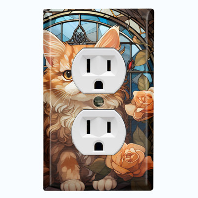 1-Gang Duplex Outlet Wall Plate