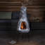 Hourglass Clay Wood Burning Smokeless Chimnea-501519228-501519230