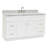 Abell 61'' Single Bathroom Vanity with Carrara Marble Top-70315889