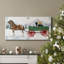 Toile tendue avec châssis de la collection C de la collection Santa's Farm - prête à être accrochée-436207262