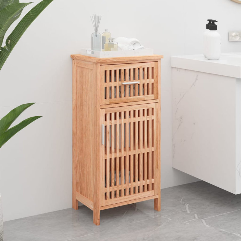 Burna Solid Wood Freestanding Bathroom Cabinet