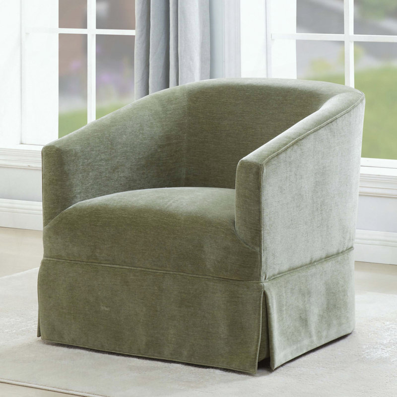 Fauteuil pivotant à jupe Earl