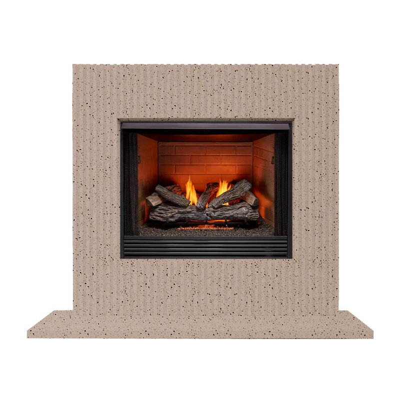 Helen Fireplace Surround, Beige Acid Wash