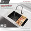 Siena Modern Single Handle Kitchen Faucet-61666668
