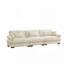 Canapé confortable en velours surdimensionné avec plusieurs coussins et conception flexible-1636994973