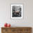 Callery Silver Wood Picture Frame with Mat-1382960090