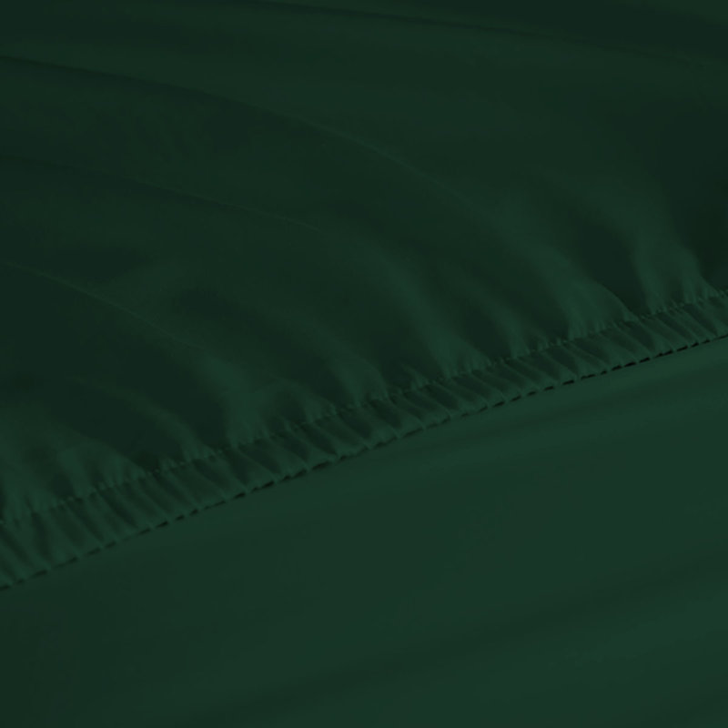 Ensemble de draps en rayonne de bambou 6 pièces , Ensemble de draps pour taille de lit grand avec un, Vert émeraude