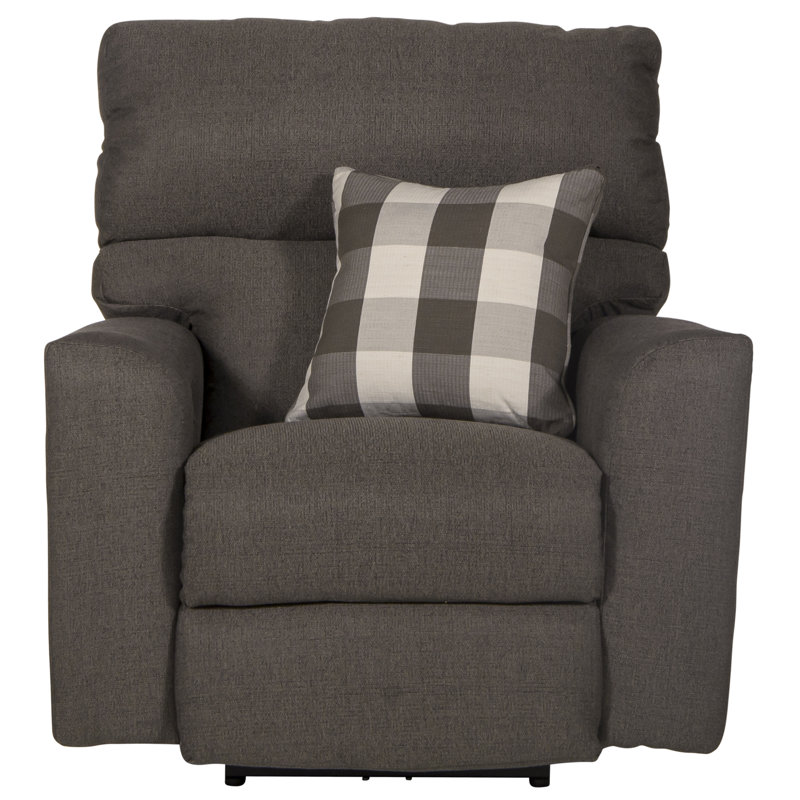 Kevana Power Recliner with Power Adjustable Headrest, Gray