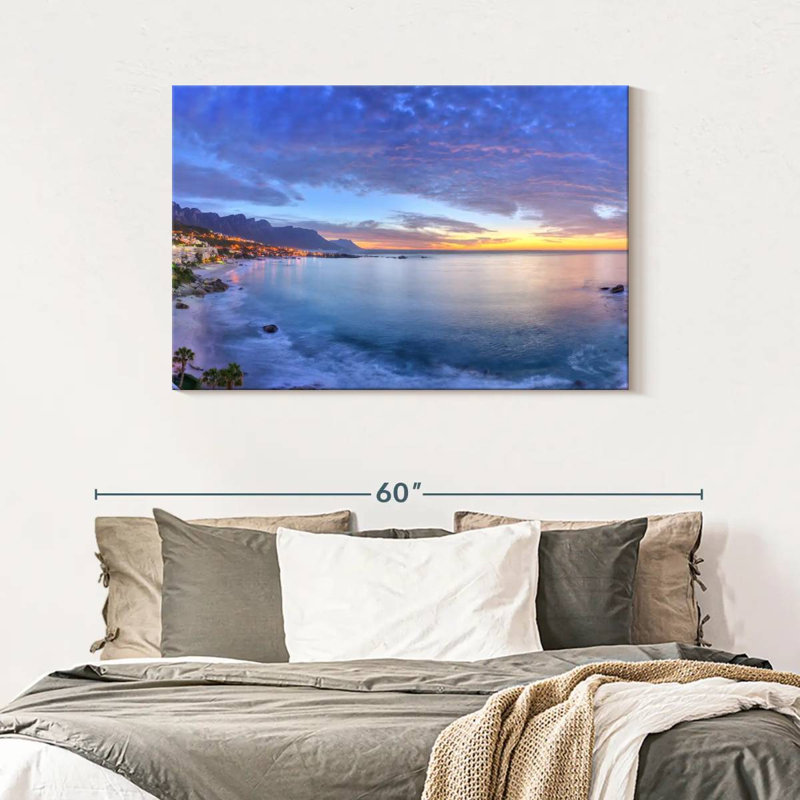 Nicci, Afrique, Cape Town, paysage marin, H 30 po x l 45 po