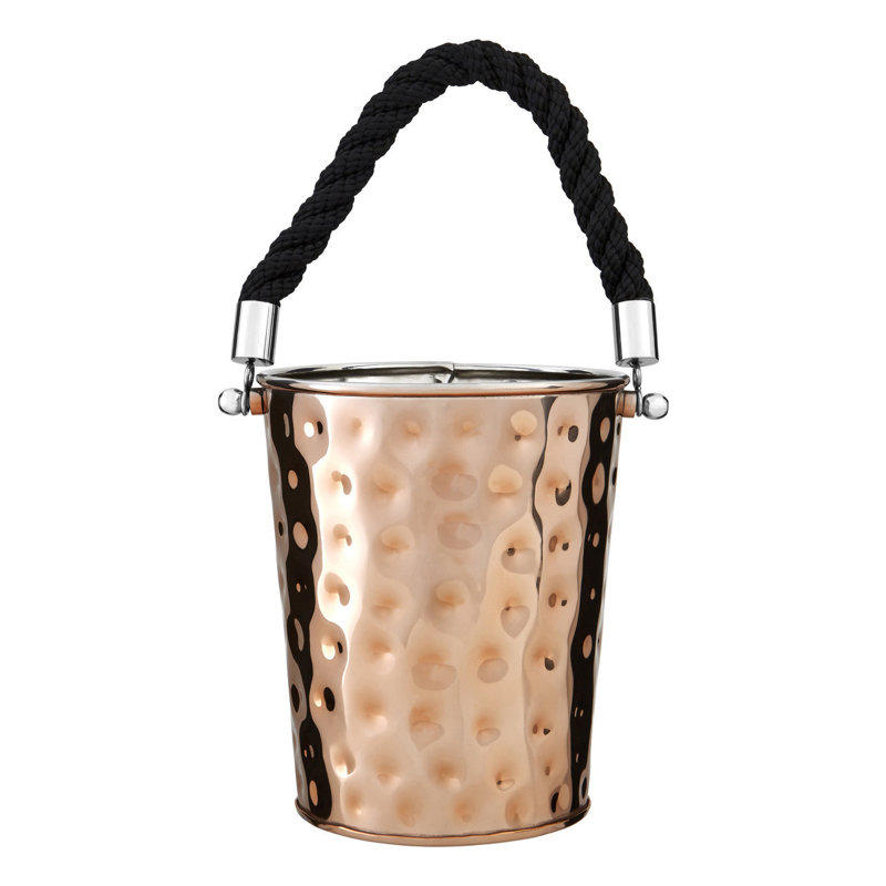 Gulzar Ice Bucket, 22cm H x 18cm W x 18cm D, Copper