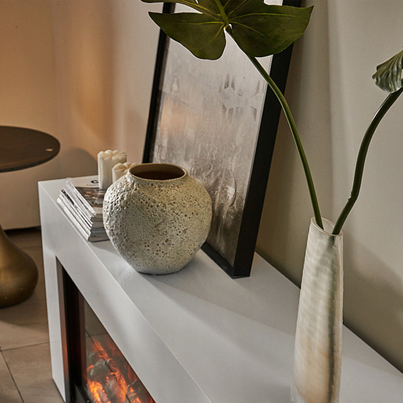 Bkoksety Embedded electronic fireplace TV stand | Wayfair